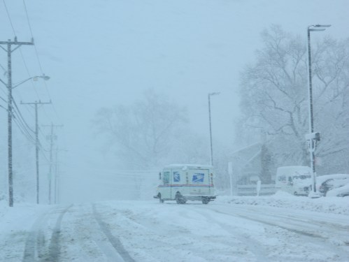 Slip, sliding away in Manchester, Connecticut.