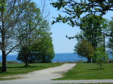 View of Long Island Sound from Harkness Memorial State Park