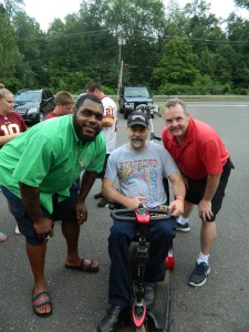 Chris with chris Rusling and Sean Dillon.