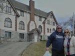 Mike and me outside the Windham Elks.