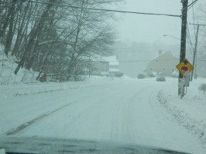 Navigating local roads.