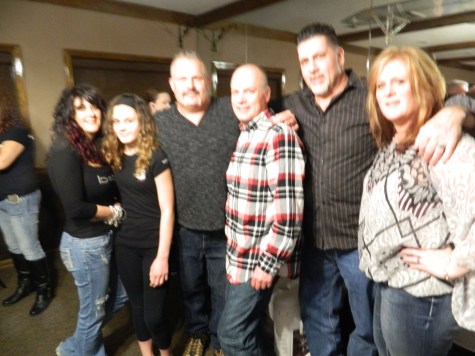 Vesco's family turned out also - his wife Heidi, daughter sadie, brother Mark, cousin Roy McNally and Tonya.